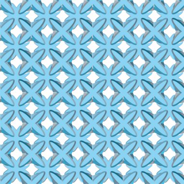 Geometrik süslemeli vektör deseni. Kusursuz tasarım dokusu 