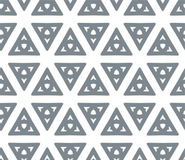 Geometrik soyut dikişsiz desen, vektör illüstrasyonu