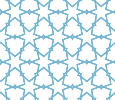 Geometrik soyut dikişsiz desen, vektör illüstrasyonu