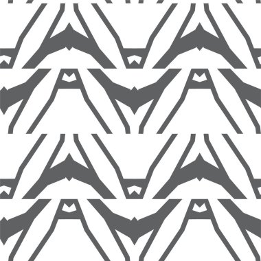 Geometrik soyut dikişsiz desen, vektör illüstrasyonu