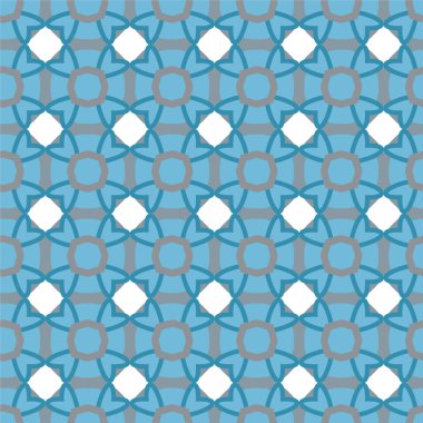 Geometrik soyut dikişsiz desen, vektör illüstrasyonu