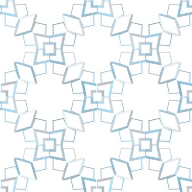 Geometrik soyut dikişsiz desen, vektör illüstrasyonu