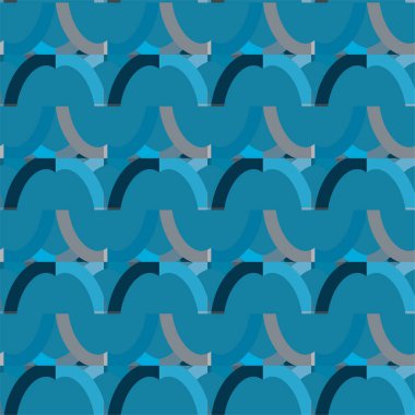 Geometrik soyut dikişsiz desen, vektör illüstrasyonu