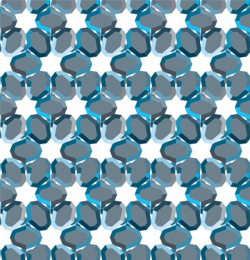 soyut geometrik dikişsiz desen, vektör illüstrasyonu