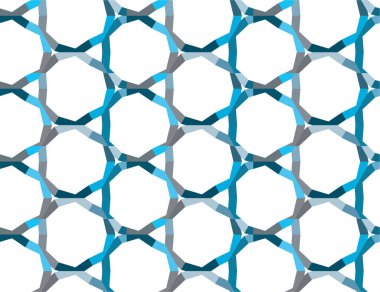 Geometrik soyut dikişsiz desen, vektör illüstrasyonu