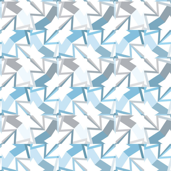 Geometric abstract seamless pattern, vector illustration