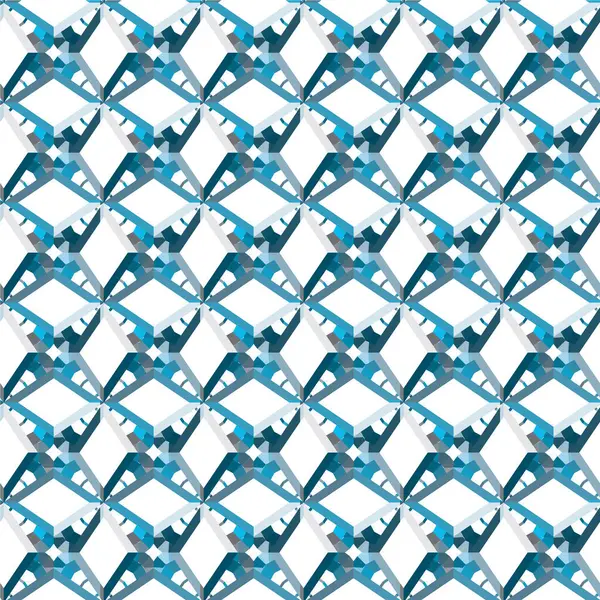 Geometrisk Abstrakt Sømløst Mønster Vektorillustrasjon – stockvektor