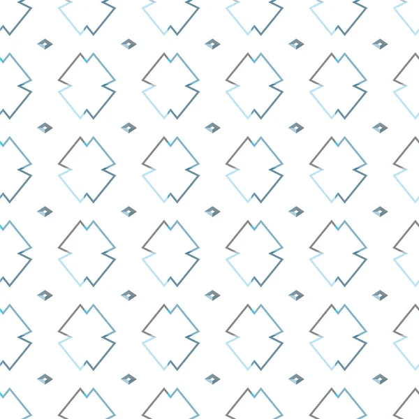 Geometric Abstract Seamless Pattern Vector Illustration — Stock Vector