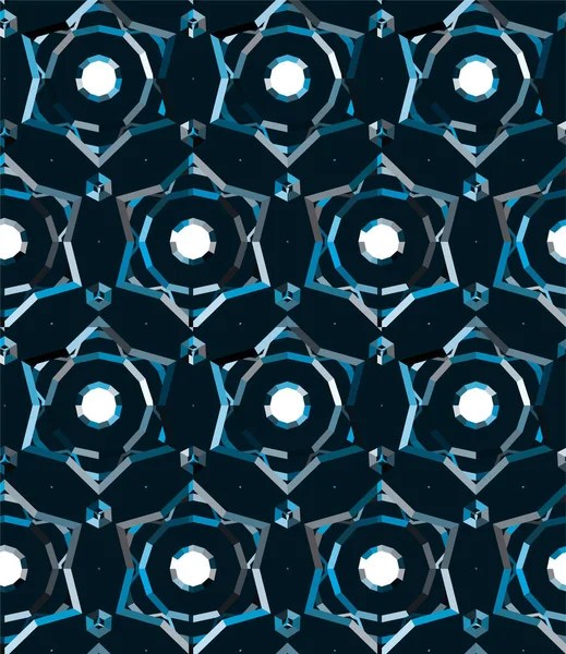 Geometrik soyut dikişsiz desen, vektör illüstrasyonu