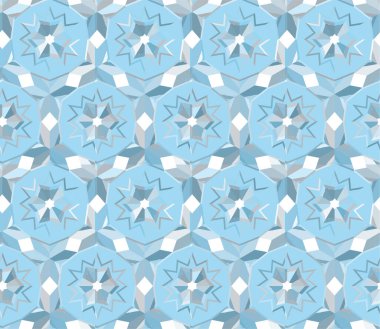 Geometrik soyut dikişsiz desen, vektör illüstrasyonu