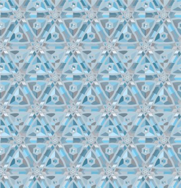 Geometrik soyut dikişsiz desen, vektör illüstrasyonu