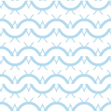 Geometrik soyut dikişsiz desen, vektör illüstrasyonu