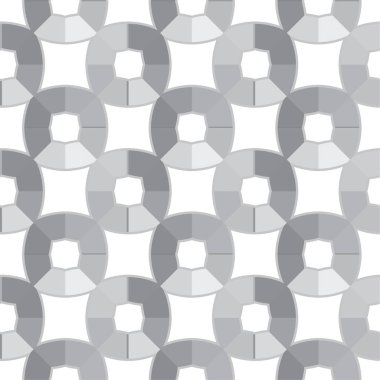 Geometrik soyut dikişsiz desen, vektör illüstrasyonu