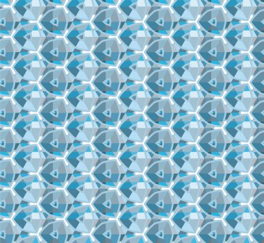 Geometrik soyut dikişsiz desen, vektör illüstrasyonu