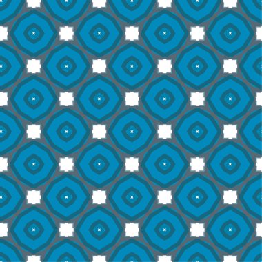 Geometrik şekilli kusursuz desen vektör çizimi  