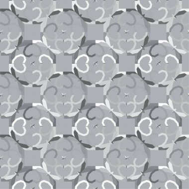 Geometrik yinelenen süs vektör deseni. Pastel tonları olan kusursuz tasarım dokusu