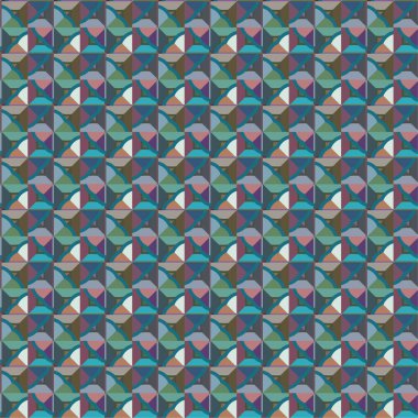 soyut geometrik dikişsiz desen, vektör illüstrasyonu