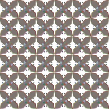 soyut geometrik dikişsiz desen, vektör illüstrasyonu