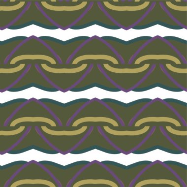 soyut geometrik dikişsiz desen, vektör illüstrasyonu