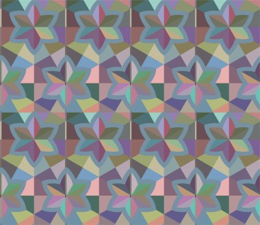 soyut geometrik dikişsiz desen, vektör illüstrasyonu