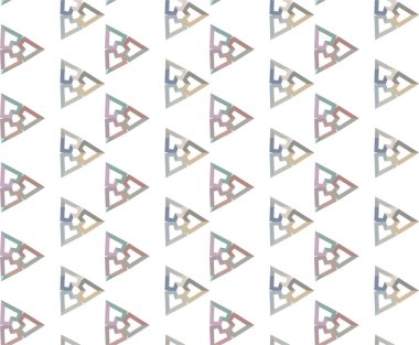 soyut geometrik dikişsiz desen, vektör illüstrasyonu