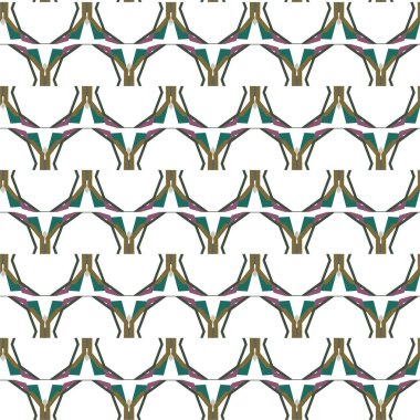 soyut geometrik dikişsiz desen, vektör illüstrasyonu