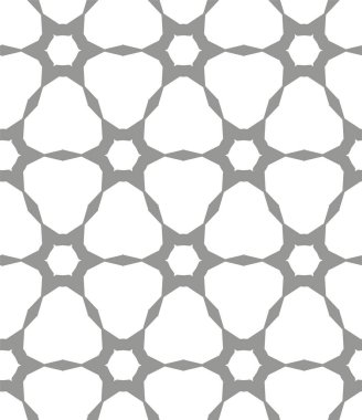 Geometrik soyut dikişsiz desen, vektör illüstrasyonu