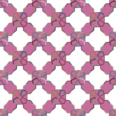 soyut geometrik dikişsiz desen, vektör illüstrasyonu