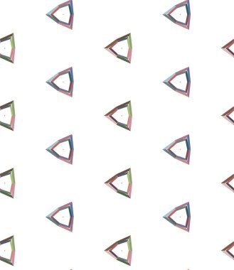 soyut geometrik dikişsiz desen, vektör illüstrasyonu