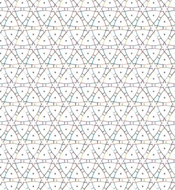 soyut geometrik dikişsiz desen, vektör illüstrasyonu