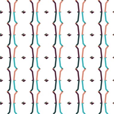 soyut geometrik dikişsiz desen, vektör illüstrasyonu