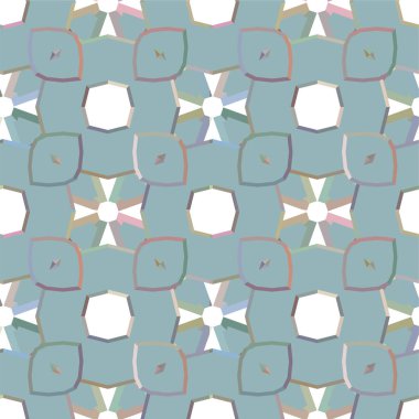 soyut geometrik dikişsiz desen, vektör illüstrasyonu