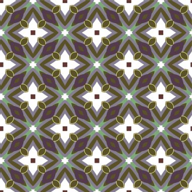 soyut geometrik dikişsiz desen, vektör illüstrasyonu 