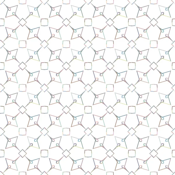 Abstrakt Geometriskt Sömlöst Mönster Vektorillustration — Stock vektor