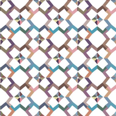 soyut geometrik dikişsiz desen, vektör illüstrasyonu
