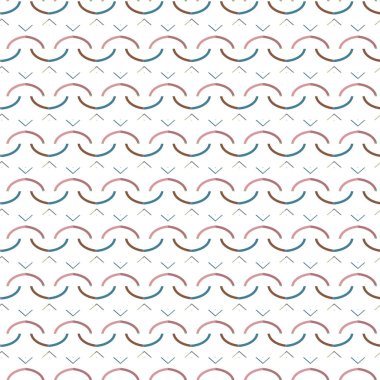 soyut geometrik dikişsiz desen, vektör illüstrasyonu