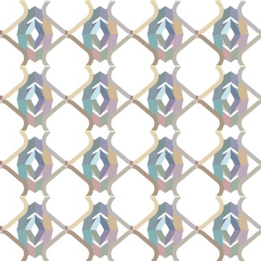 soyut geometrik dikişsiz desen, vektör illüstrasyonu