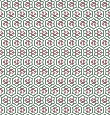 Geometrik soyut dikişsiz desen, vektör illüstrasyonu