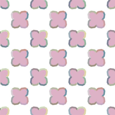 soyut geometrik dikişsiz desen, vektör illüstrasyonu