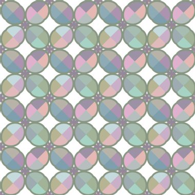 soyut geometrik dikişsiz desen, vektör illüstrasyonu