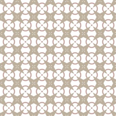 Soyut elementlerle kusursuz vektör deseni