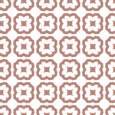 Geometrik soyut dikişsiz desen, vektör illüstrasyonu