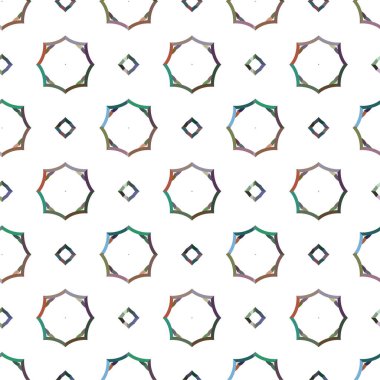 soyut geometrik dikişsiz desen, vektör illüstrasyonu