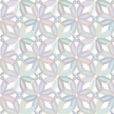 Geometrik şekilli kusursuz desen vektör çizimi