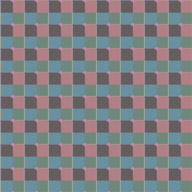 Geometrik şekilli kusursuz desen vektör çizimi