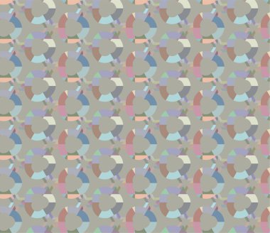 soyut geometrik dikişsiz desen, vektör illüstrasyonu