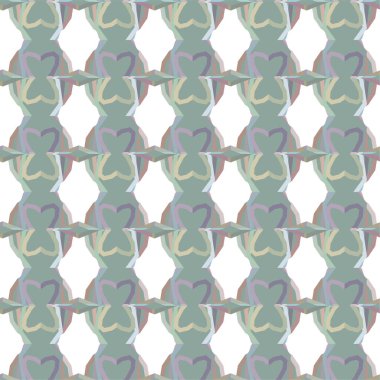 Geometrik soyut dikişsiz desen, vektör illüstrasyonu