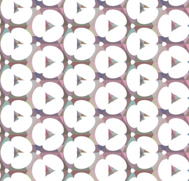 Geometrik soyut dikişsiz desen, vektör illüstrasyonu