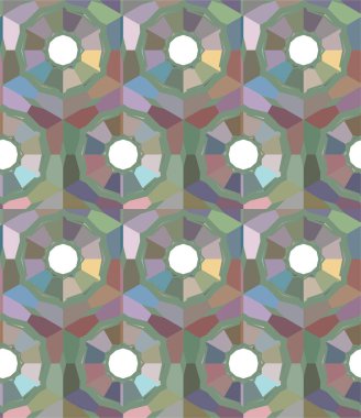 soyut geometrik dikişsiz desen, vektör illüstrasyonu