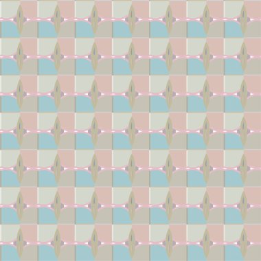 soyut geometrik dikişsiz desen, vektör illüstrasyonu